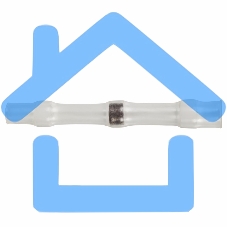 Соединитель термоусаживаемый под пайку L-26 мм 0.25-0.34 мм² (ПК-т 0,34) белый Rexant