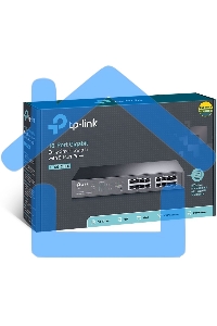 Коммутатор TP-Link SMB TL-SG1016PE Easy Smart гигабитный 16-портовый коммутатор с 8 портами PoE+