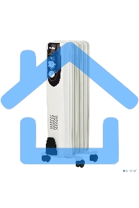 Обогреватель масляный Ballu Classic BOH/CL-05WRN (5 секций), белый, 1000 Вт, 15 м2, термостат