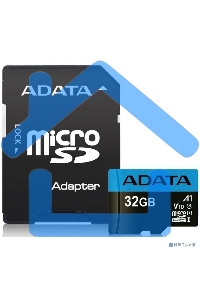Флеш карта microSD 32Gb ADATA microSDHC Class 10 UHS-I A1 100/20 MB/s (SD адаптер)