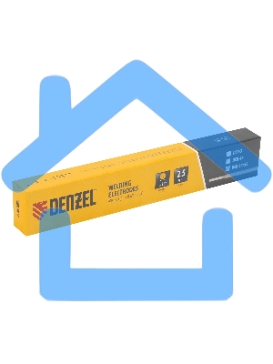 Электроды Denzel DER-13/55 диам. 3 мм, 2,5 кг., основное покрытие