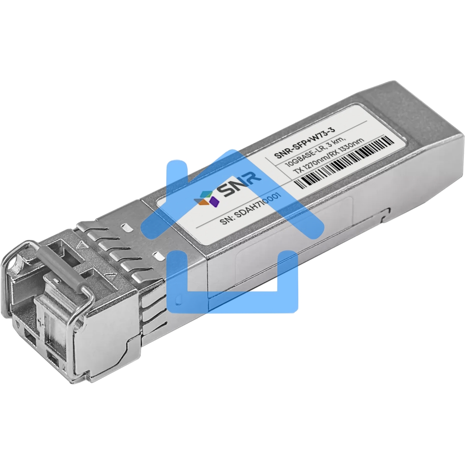 Модуль SNR SFP+ WDM, дальность до 3км (5dB), 1270нм