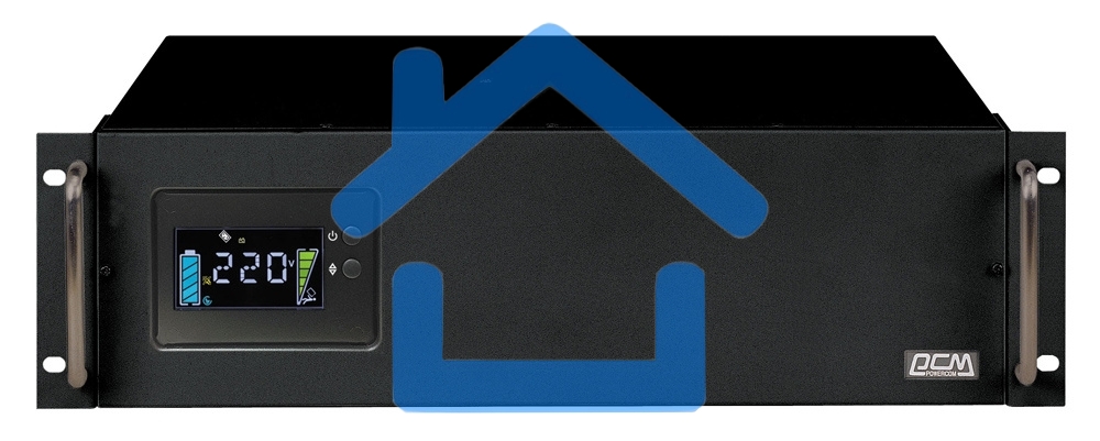 Источник бесперебойного питания Powercom King Pro RM KIN-600AP RM 360Вт 600ВА черный