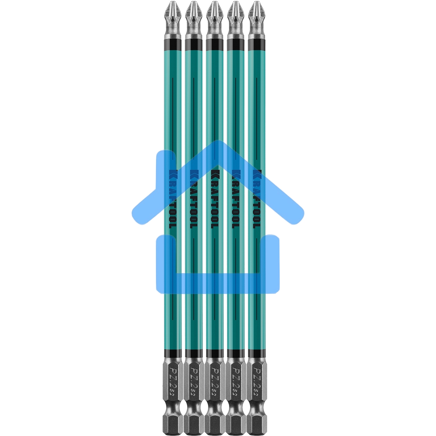 Биты KRAFTOOL Optimum Line, PH2, 150 мм, тип хвостовика E 1/4