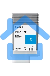 Картридж струйный Canon PFI-107C (6706B001) голубой (130 мл) для Canon iP F680/685/780/785