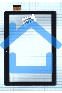 Сенсорное стекло (тачскрин) для Digma CITI 1510 DP101226-F1, черное