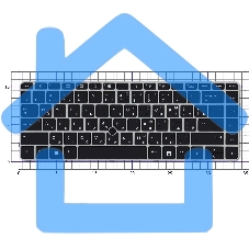 Клавиатура для ноутбука HP ZBook 14u G4 черная