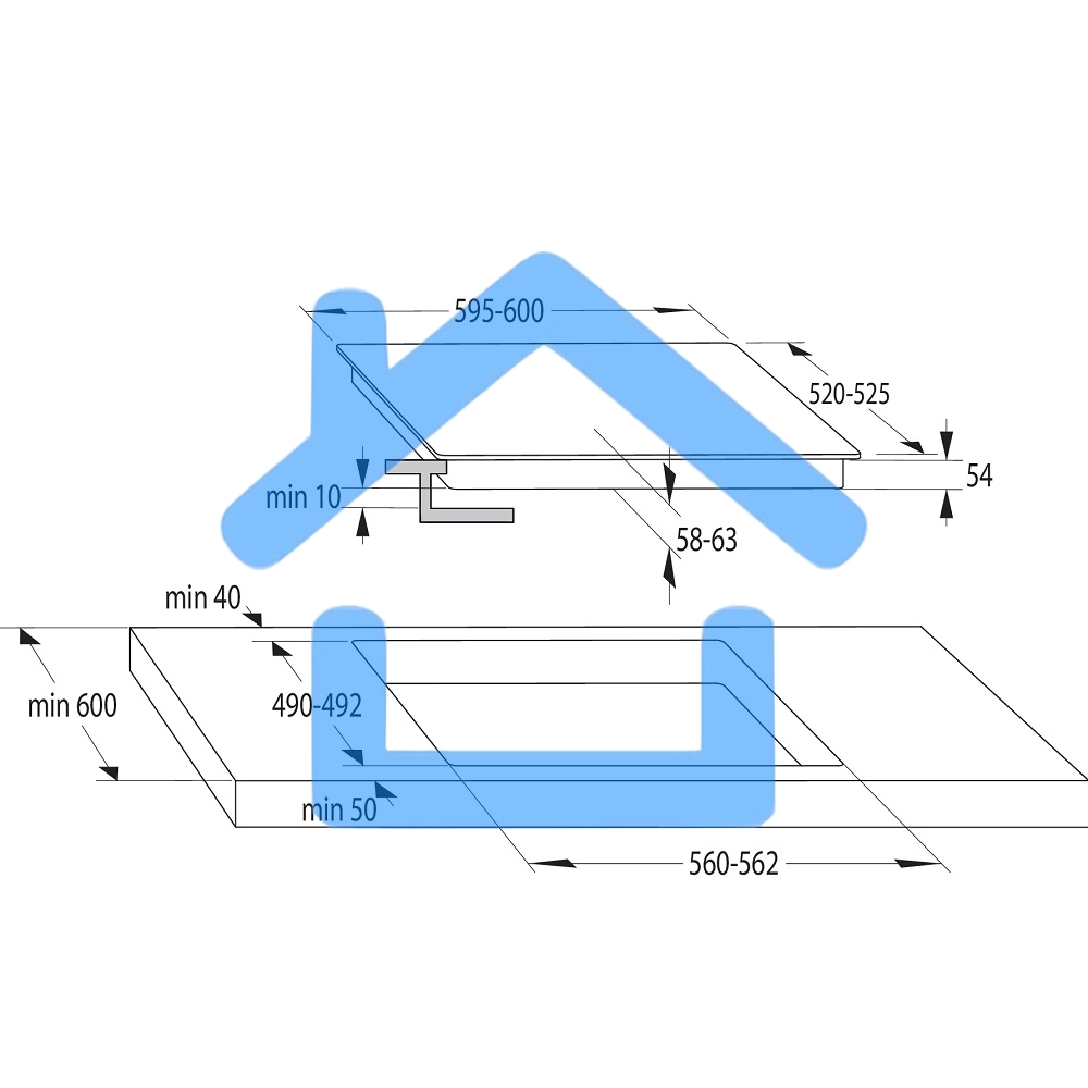 Варочная панель Gorenje GI6421SYW белый