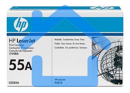 Картридж лазерный HP CE255A черный LJ P3015 (6000стр.)