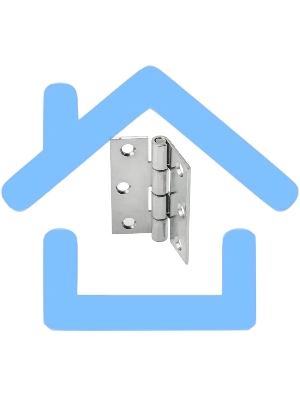 Петля карточная 40х50 цинк ЧЕТЫРЕ СЕЗОНА