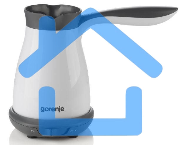 Электрическая турка Gorenje TCM330W белый, исп. кофе - молотый, 0.33 л, 550 Вт.