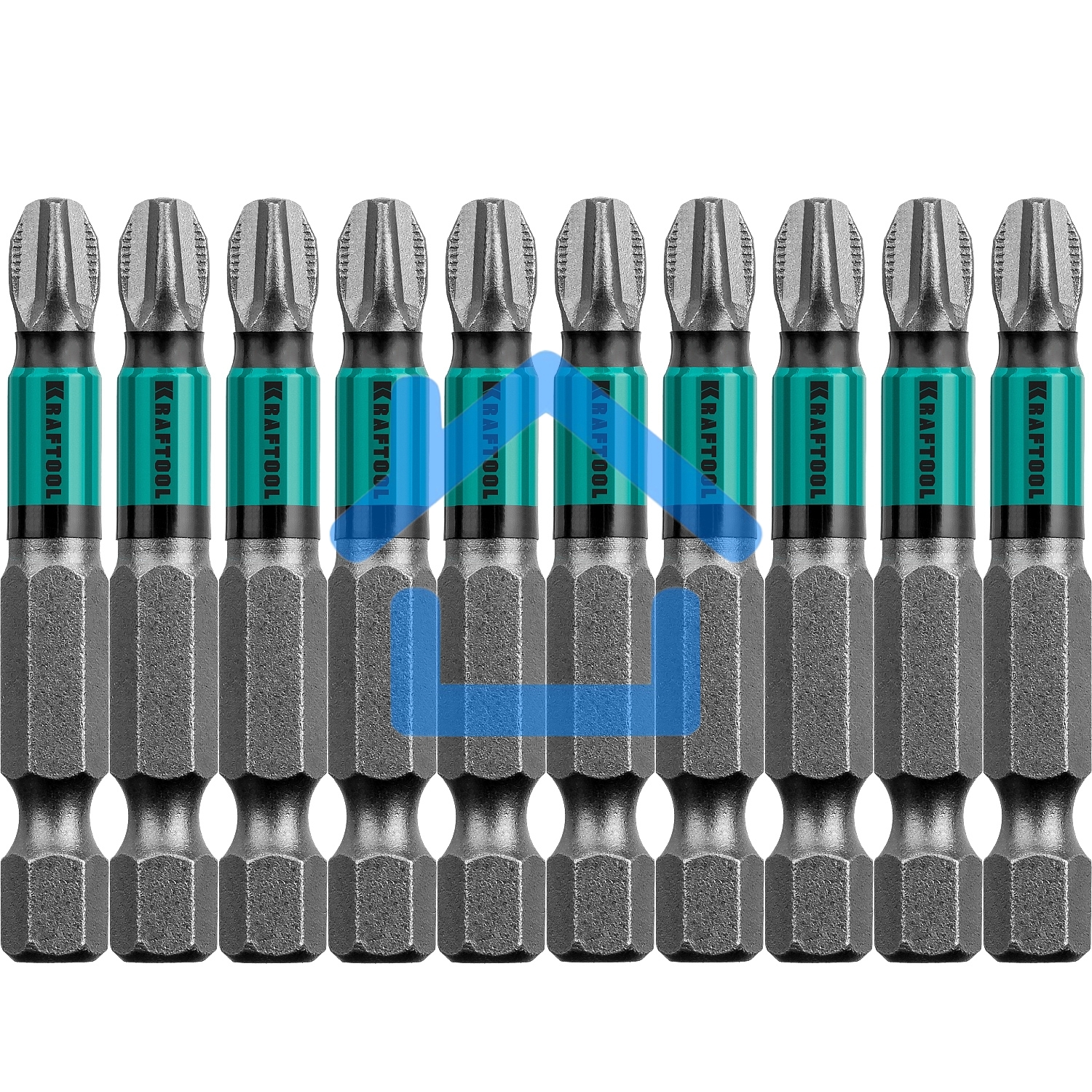 Биты KRAFTOOL Optimum Line, PH3, 50 мм, тип хвостовика E 1/4