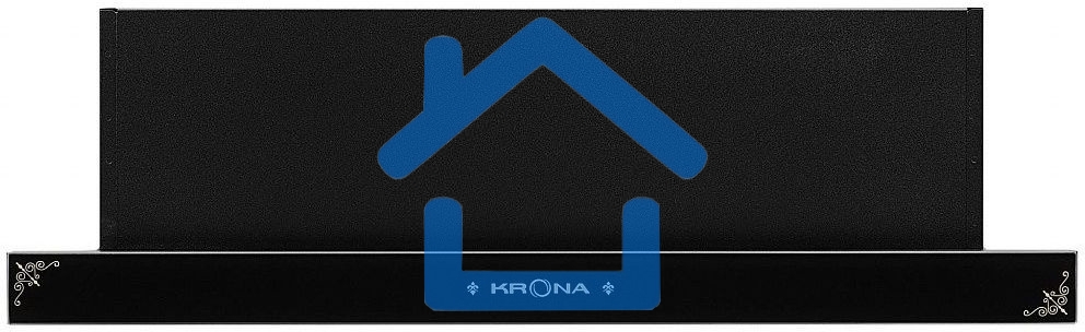 Вытяжка встраиваемая KRONA Kamilla 600 BLACK RETRO черный, 60 см, 820 куб. м/ч, 46 дБ