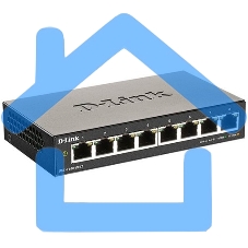 Коммутатор D-Link DGS-1100-08V2 8-ports, DGS-1100-08V2/A1A
