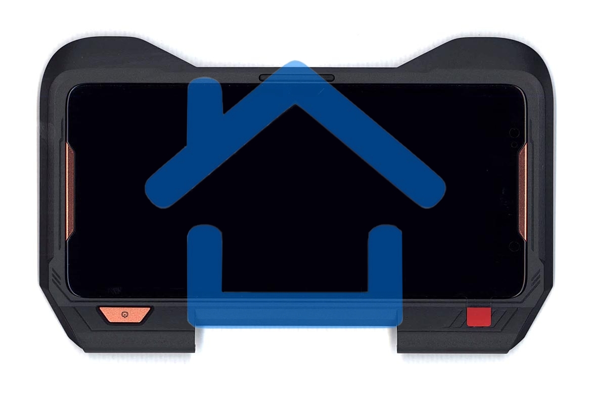 Дисплей для Asus TwinView Dock ZS600KLS черный с рамкой