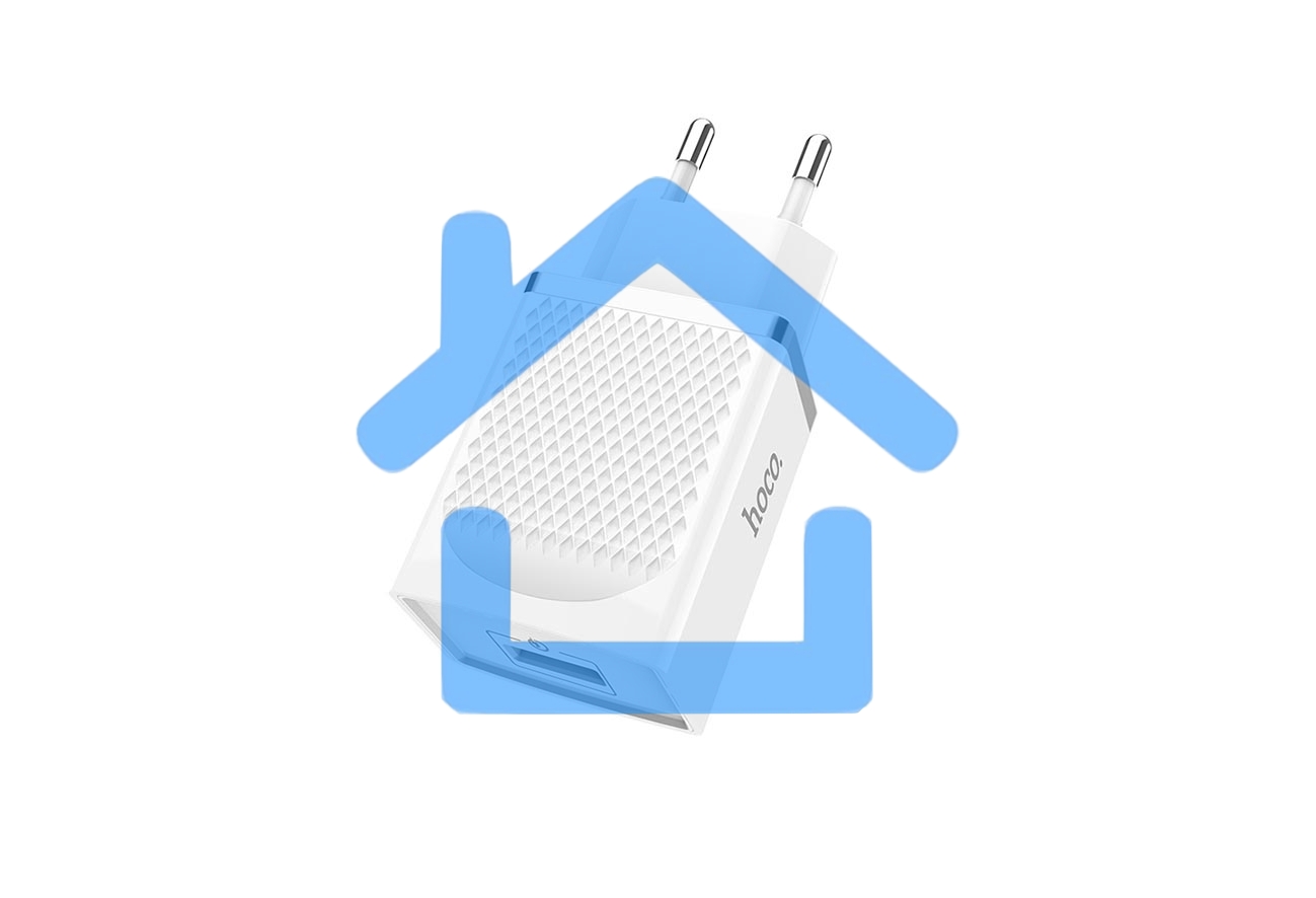 Блок питания (сетевой адаптер) HOCO С42A Vast power QC3.0, 18W, один порт USB, 5V, 3.0A, белый