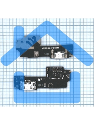 Плата разъема питания с микрофоном для Xiaomi Redmi Go