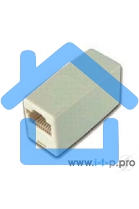 Коннектор проходной адаптер RJ45 Gembird Соединитель RJ-45F/RJ-45F TA350/1