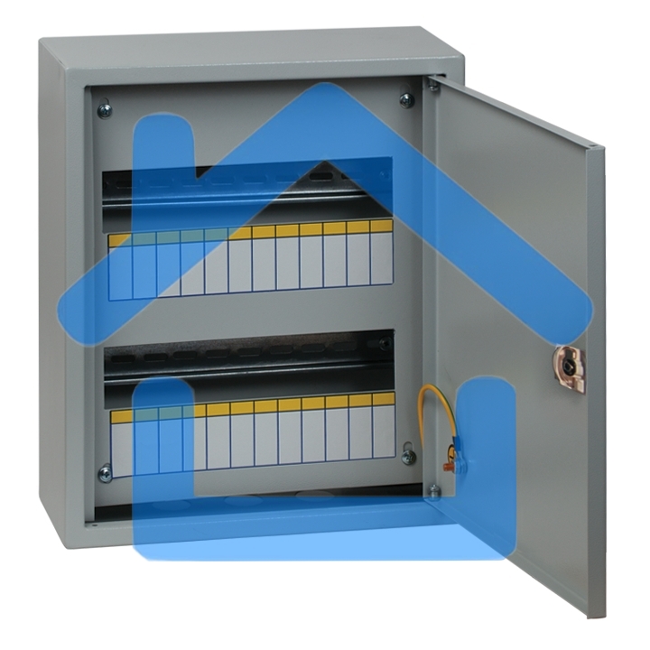 Щит распред. EKF mb21-24n навесной ЩРН-24 пласт.замок (350х300х120) IP31 EKF PROxima