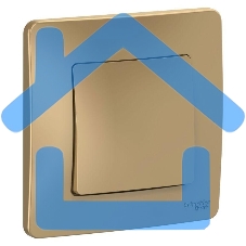 Выключатель 1-кл. СП BLANCA (сх.1) 10А 250В титан SchE BLNVS010104