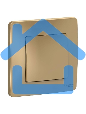 Выключатель 1-кл. СП BLANCA (сх.1) 10А 250В титан SchE BLNVS010104