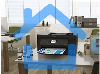 МФУ струйное Epson L14150, A3, цветной, печ. 38 стр/мин (ч/б) 24 стр/мин (цв.), 1200 x 4800 dpi (печать) 1200x2400dpi (скан.), USB, RJ-45, Wi-Fi