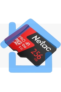 Флеш карта NeTac Карта памяти Netac MicroSD P500 Extreme Pro 256Gb, Retail version card only