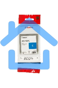 Картридж струйный Canon PFI-107C (6706B001) голубой (130 мл) для Canon iP F680/685/780/785