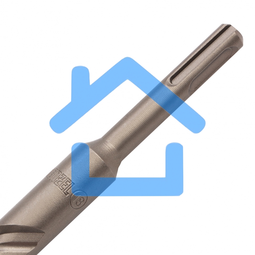 Бур по бетону, двойная спираль, Cobalt W-tip, 18x260 мм, SDS PLUS Denzel