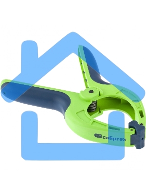 Струбцина СИБРТЕХ клещеобразная, пл, корп 2-х комп, рукоятки, усиленная пружина,3-3/16 20788