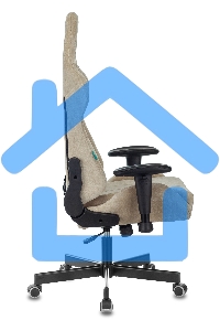 Кресло игровое Бюрократ VIKING KNIGHT LT21 FABRIC песочный крестовина металл/пластик