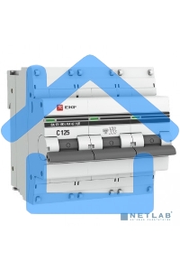 Выключатель автоматический EKF mcb47100-3-63C-pro 3P 63А (C) 10kA ВА 47-100 EKF PROxima