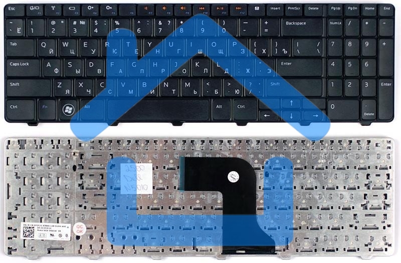 Клавиатура для ноутбука Dell Inspiron 15R N5010 M5010 черная