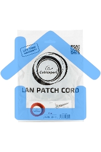 Патч-корд UTP Cablexpert кат.6, 5м, литой, многожильный (серый)