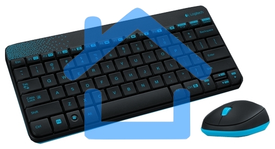 Клавиатура + мышь Logitech Wireless Desktop MK240 Nano Black Retail Combo