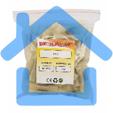 Соединительная гильза изолированная термоусаживаемая L-52 мм 4-6 мм² (ГСИ-т 6.0 / ГСИ-т 6,0-4,0) желтая Rexant