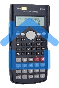 Калькулятор научный Deli ED82MS темно-синий 10+2-разр.