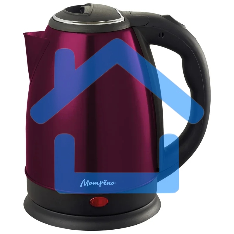 Чайник Матрена MA-002 электрический (1,8 л) стальной бордовый