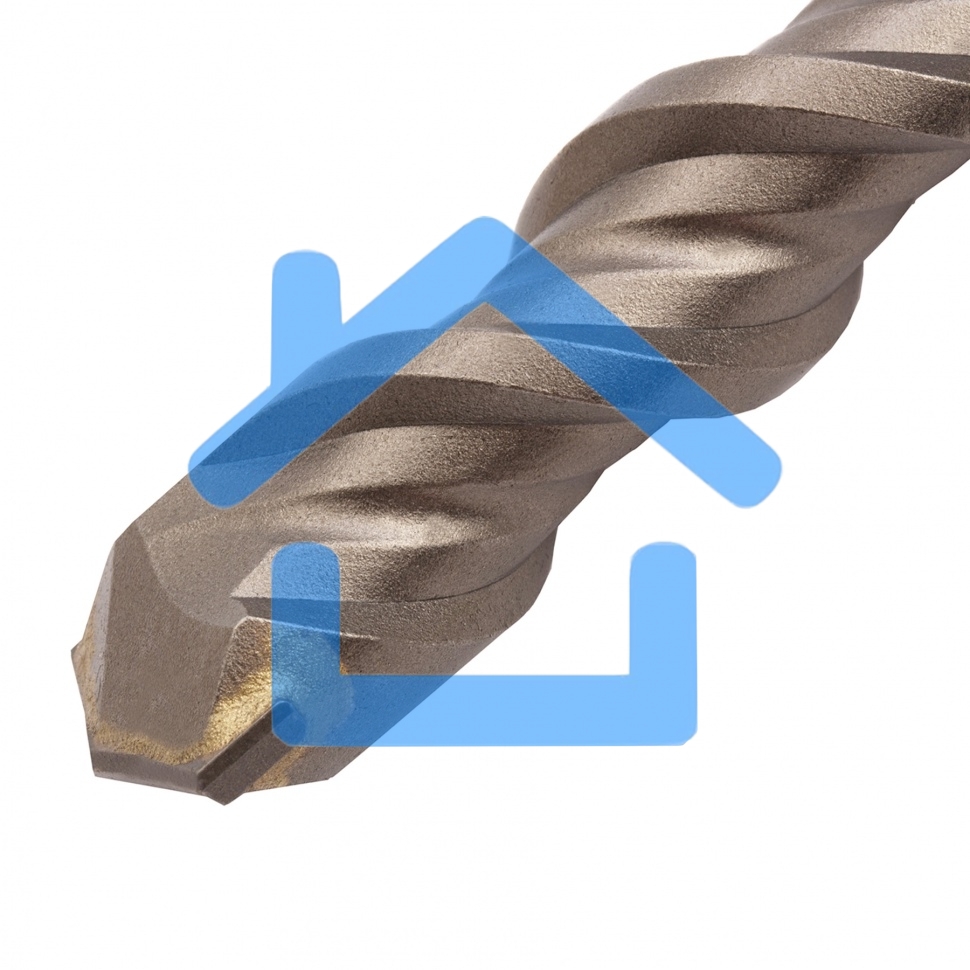 Бур по бетону, двойная спираль, Cobalt W-tip, 18x260 мм, SDS PLUS Denzel