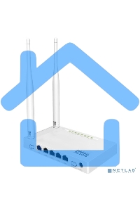 Роутер WRL Router Netis 300MBPS 10/100M 4P WF2419E <WF2419E>
