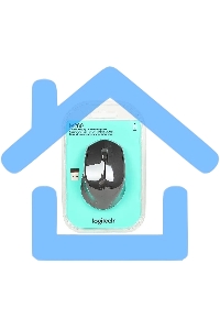 Мышь беспроводная Logitech M280 серый, 1000 dpi, радиоканал, USB, кнопки - 3