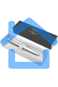 Ручка шариковая Parker Urban Core K314 (CW2143641) Metro Metallic CT M, синие чернила, подарочная коробка