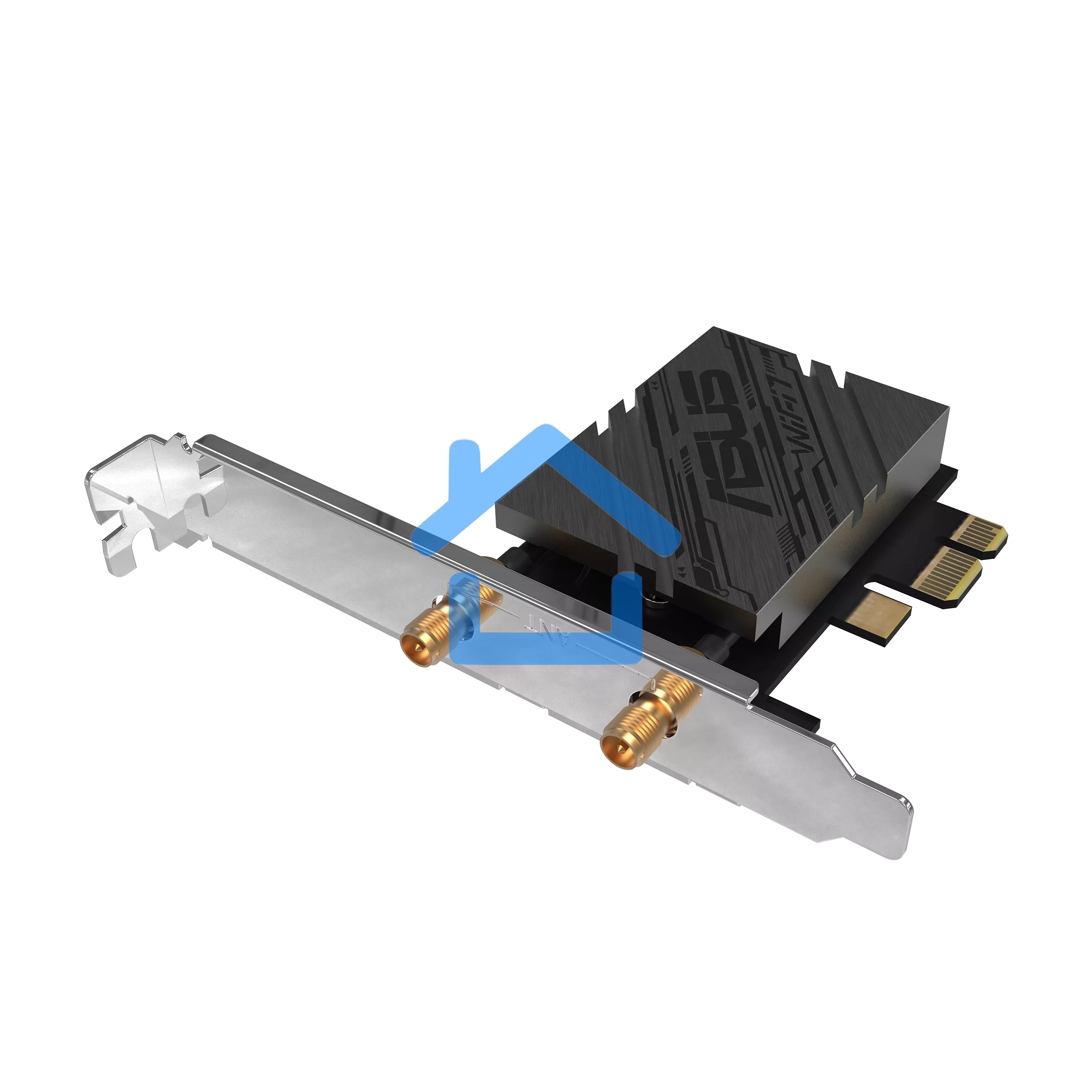 Сетевой адаптер Wi-Fi + Bluetooth Asus PCE-BE92BT BE9400 PCI Express (ант.внеш.несъем.) 2ант.