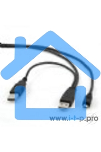 Кабель Gembird/Cablexpert CCP-USB22-AM5P-3 USB 2.0 ProКабель, 2xAM/miniBM 5P, 0.9м, экран, черный