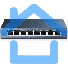 Коммутатор TP-Link SMB TL-SG108 8-port Desktop Gigabit Switch, 8 10/100/1000M RJ45 ports,metal case