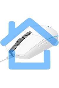 Мышь проводная Logitech G102 LIGHTSYNC белый, 8000 dpi, USB, кнопки - 6