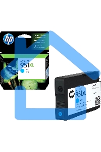 Картридж струйный HP 951XL CN046AE голубой для HP OJ Pro 8100/8600 (1500стр.)