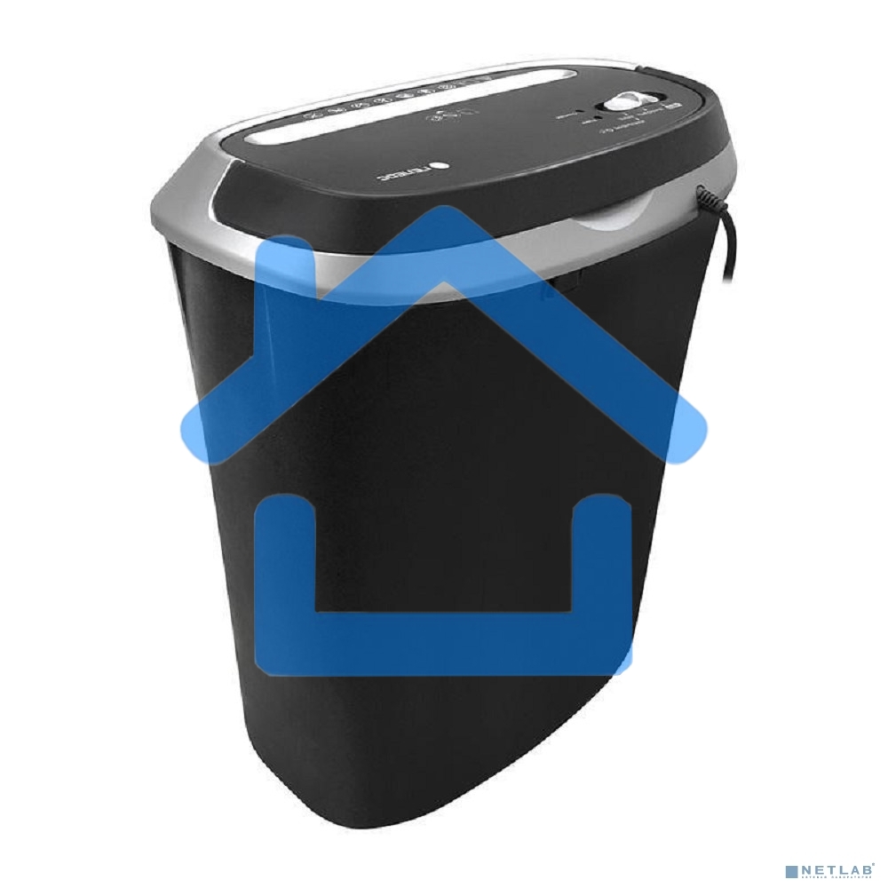 Уничтожитель документов ГЕЛЕОС УМ30-4, DIN P-4 (4 ур-нь секр.), фрагмент 3,8х35мм, 15-17 (70г/м2), CD/пл.карты/скрепки/скобы, 30 литров