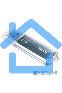 Флешка USB Silicon Power R/W 8 Gb Marvel M01 SP008 Gb,UF3M01V1B USB 3.0 синий