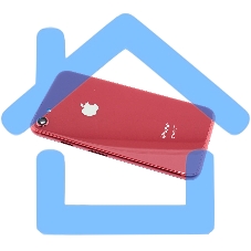 Задняя крышка (корпус) в сборе с рамкой для Apple iPhone 8 красная